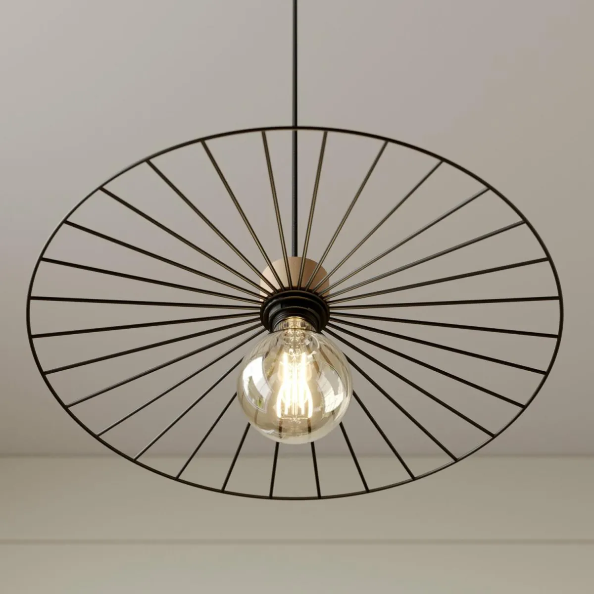 envostar_yahel_suspension_chnenoir__cm_6.webp Sale Envostar Yahel suspension, chêne/noir, Ø 45cm