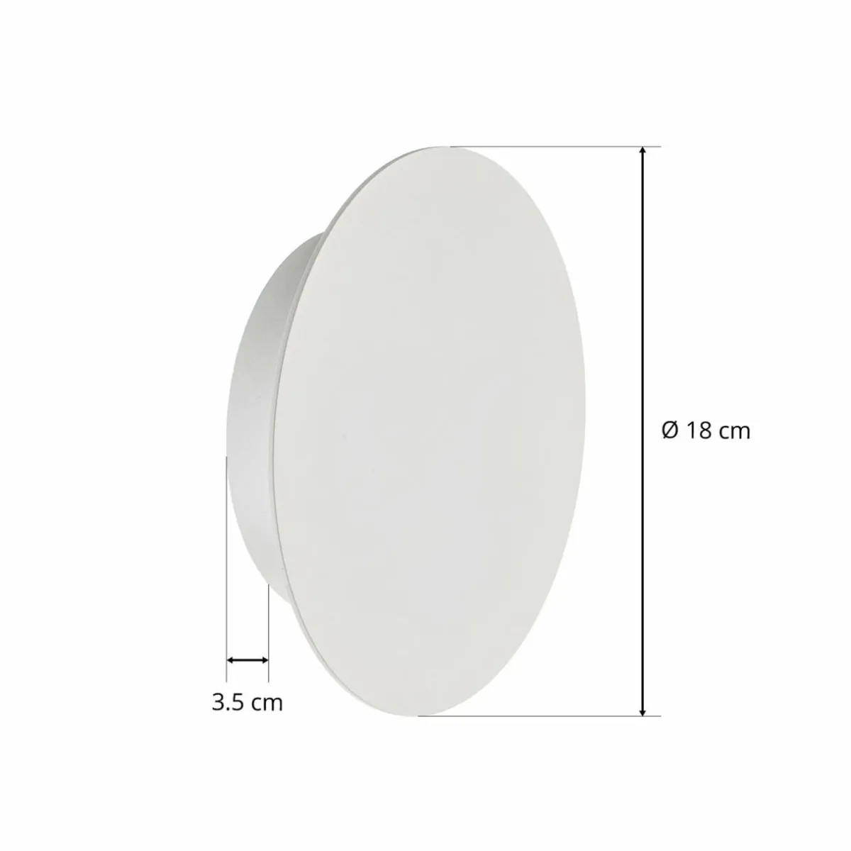escale_blade_applique_led_blanche_mate__cm_4.webp Hot Escale Blade applique LED, blanche mate, Ø 18 cm