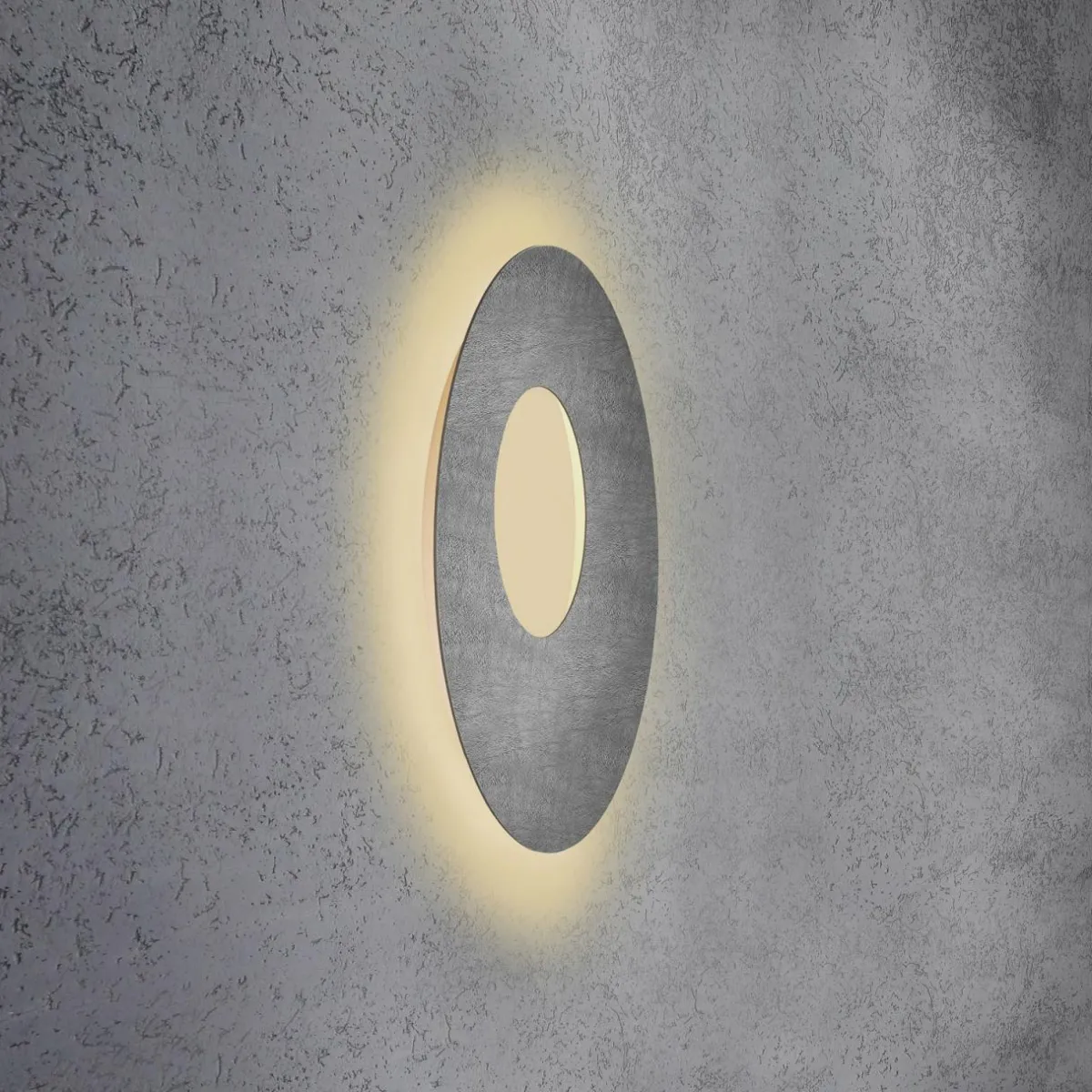 escale_blade_open_applique_led_bton__cm_0.webp Best Sale Escale Blade Open applique LED, béton, Ø 59 cm