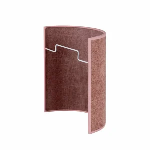 Online Euluna applique murale Céline, rose, tissu chenille, hauteur 24 cm