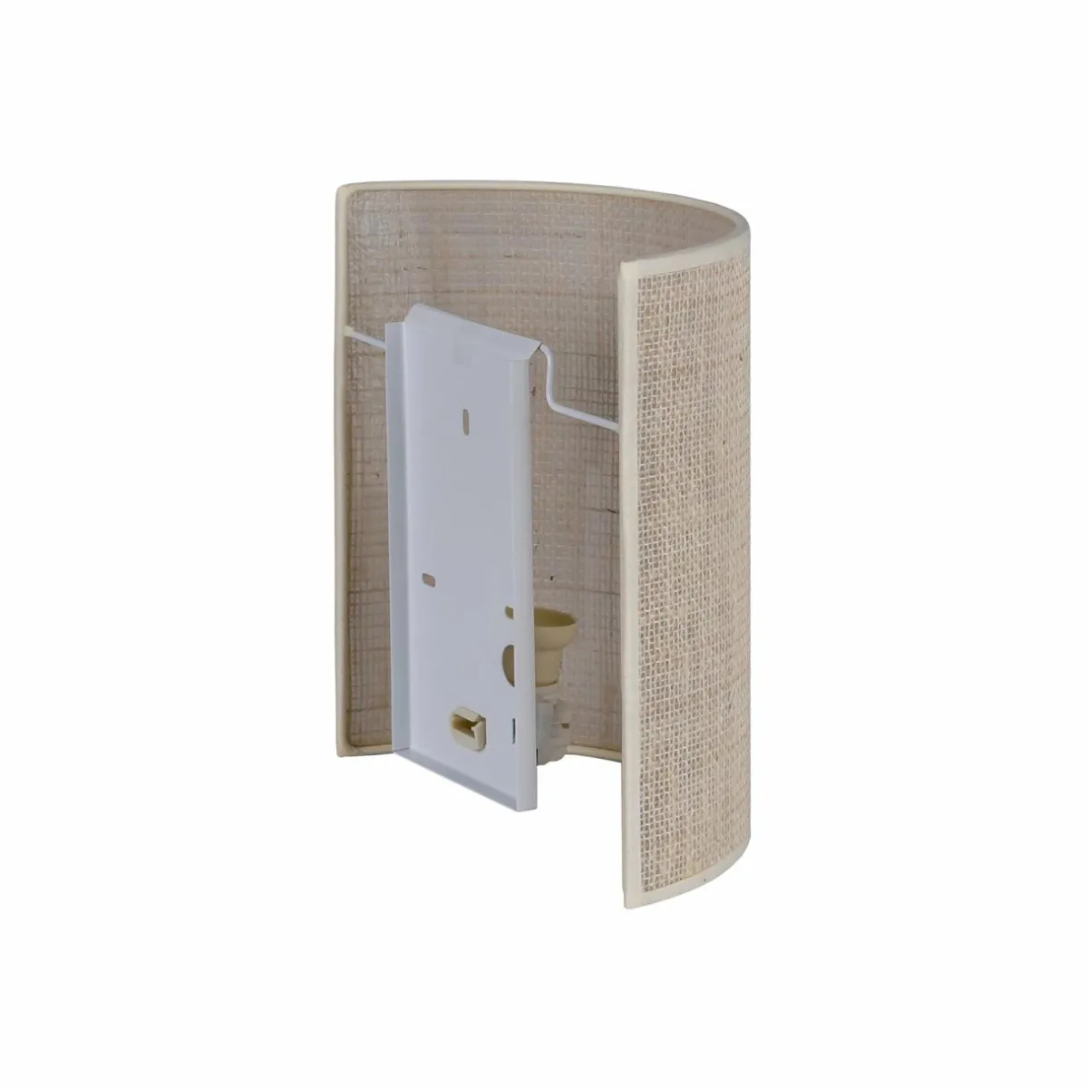 euluna_applique_murale_jute_blanccru_semicirculaire_hauteur__cm_2.webp Flash Sale Euluna applique murale jute, blanc/écru, semi-circulaire, hauteur 24 cm