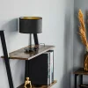 Sale Euluna Golden Roller table 30 cm noire/dorée