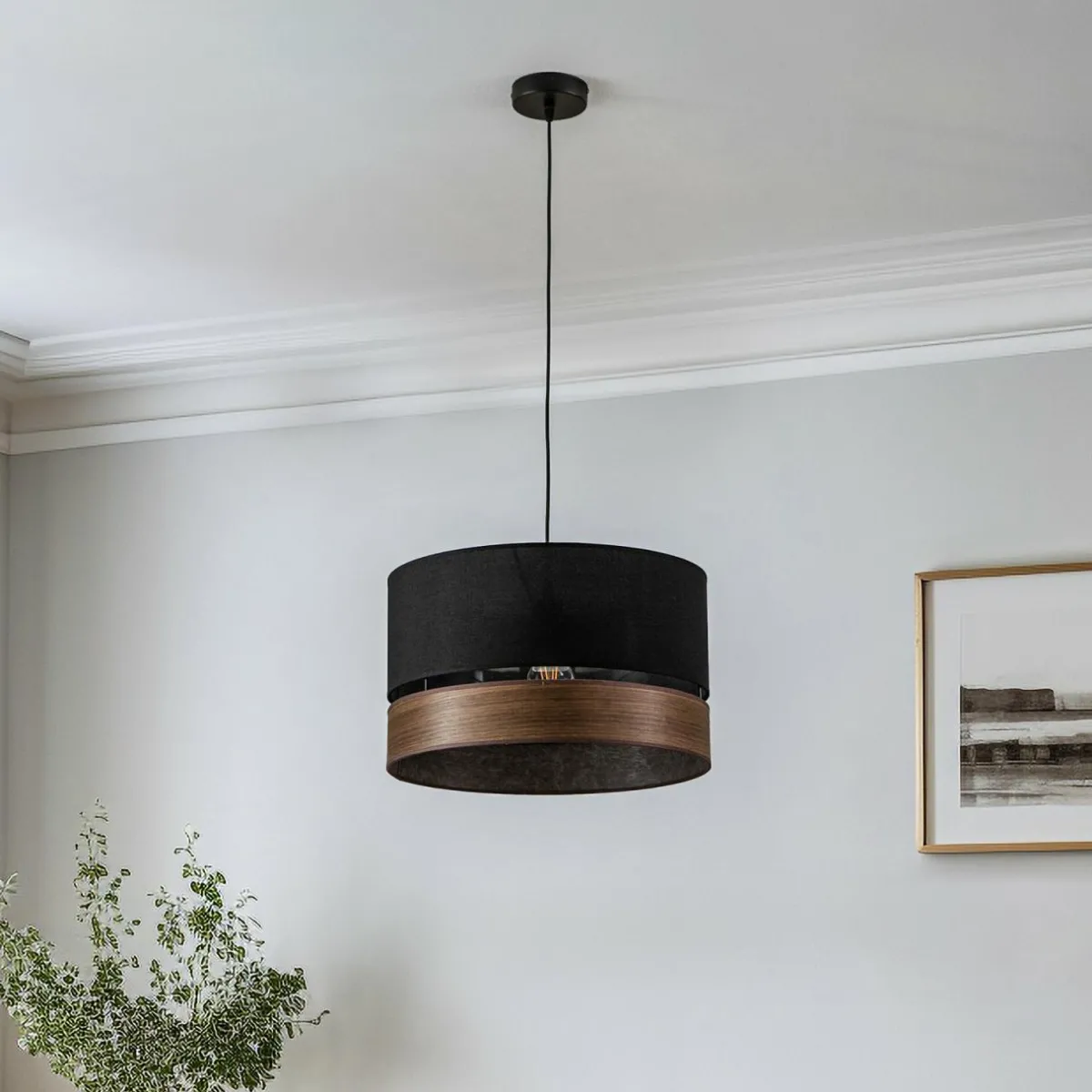 euluna_levo_suspension__cm_chne_foncnoir_0.webp New Euluna Levo suspension, Ø 40 cm, chêne foncé/noir