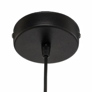 New Euluna Levo suspension, Ø 40 cm, chêne foncé/noir