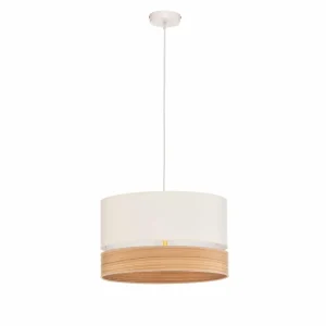 Shop Euluna Levo suspension, Ø 40 cm, frêne/écru