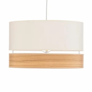 Shop Euluna Levo suspension, Ø 40 cm, frêne/écru