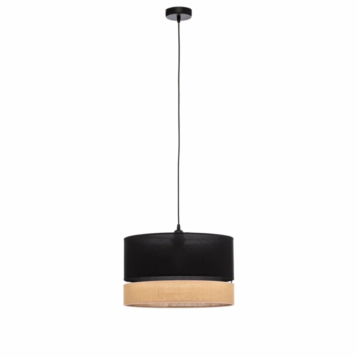 euluna_levo_suspension__cm_jutenoir_1.webp Outlet Euluna Levo suspension, Ø 40 cm, jute/noir