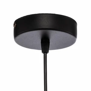 Outlet Euluna Levo suspension, Ø 40 cm, jute/noir