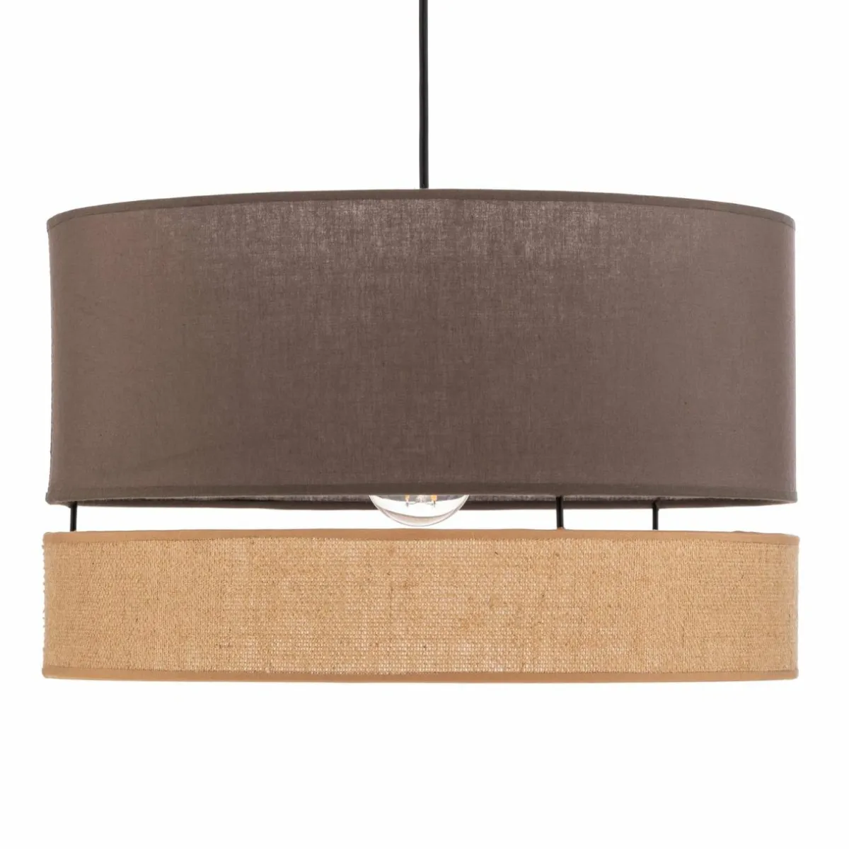euluna_levo_suspension__cm_juteterre_2.webp Online Euluna Levo suspension, Ø 40 cm, jute/terre
