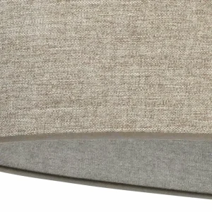 Cheap Euluna plafonnier Celine, cappuccino, tissu chenille, 80 cm