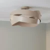 Outlet Euluna plafonnier Tornado, beige, Ø 50 cm