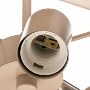 Outlet Euluna plafonnier Tornado, beige, Ø 50 cm