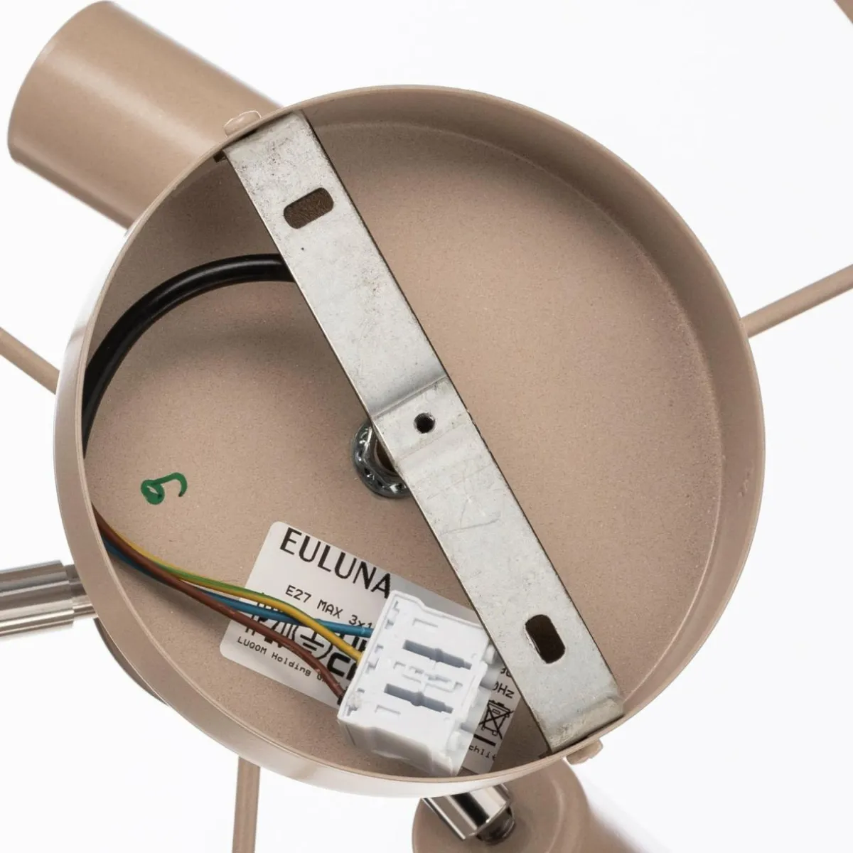 euluna_plafonnier_tornado_beige___cm_6.webp Outlet Euluna plafonnier Tornado, beige, Ø 50 cm