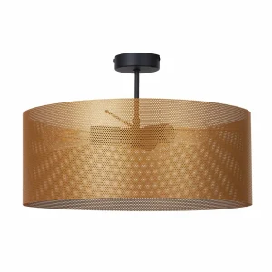 Clearance Euluna plafonnier Zofia, doré Ø 50 cm