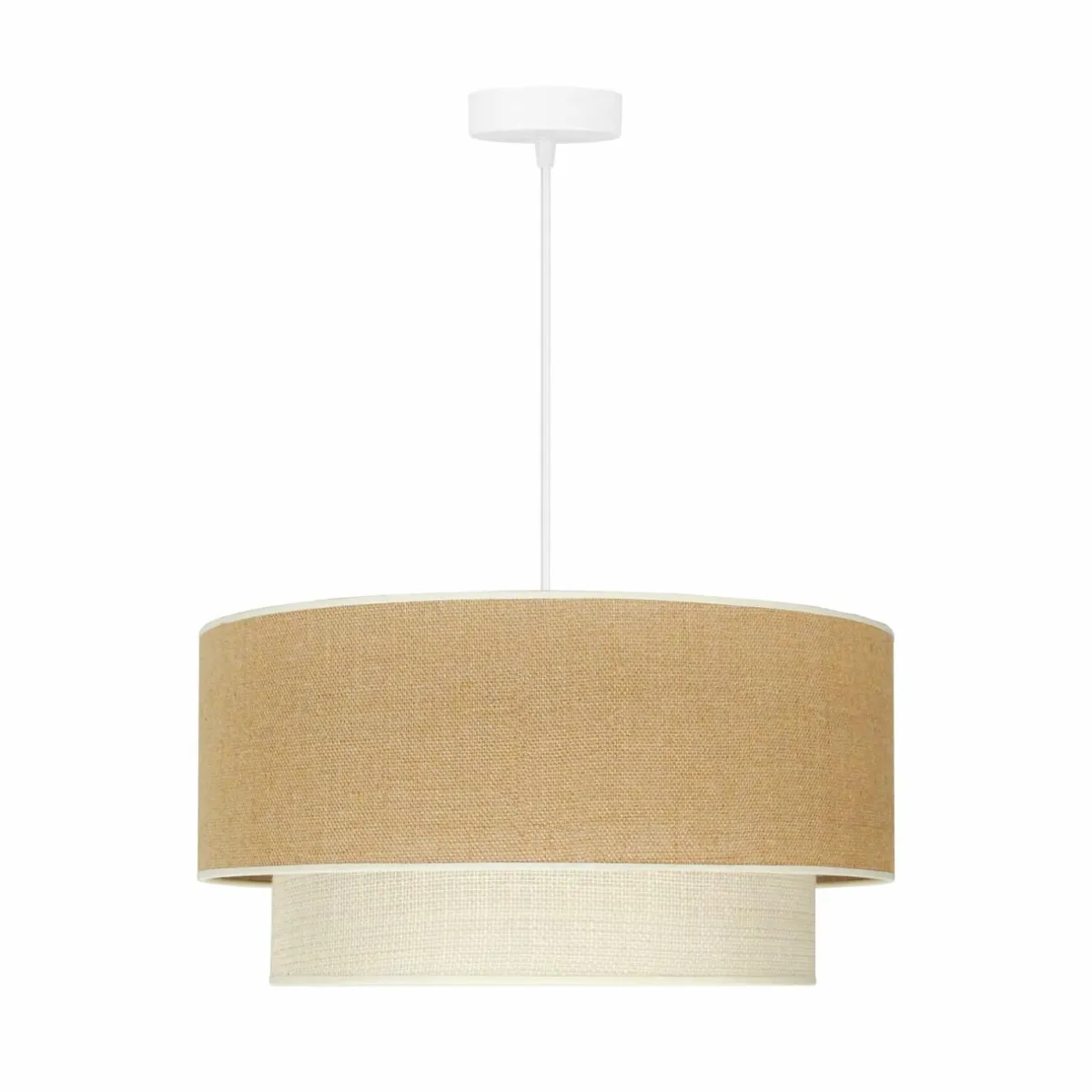 euluna_suspension_boho_jute_brun_naturelblanc___cm_1.webp Flash Sale Euluna Suspension Boho Jute, brun naturel/blanc, Ø 45 cm