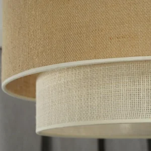 Flash Sale Euluna Suspension Boho Jute, brun naturel/blanc, Ø 45 cm