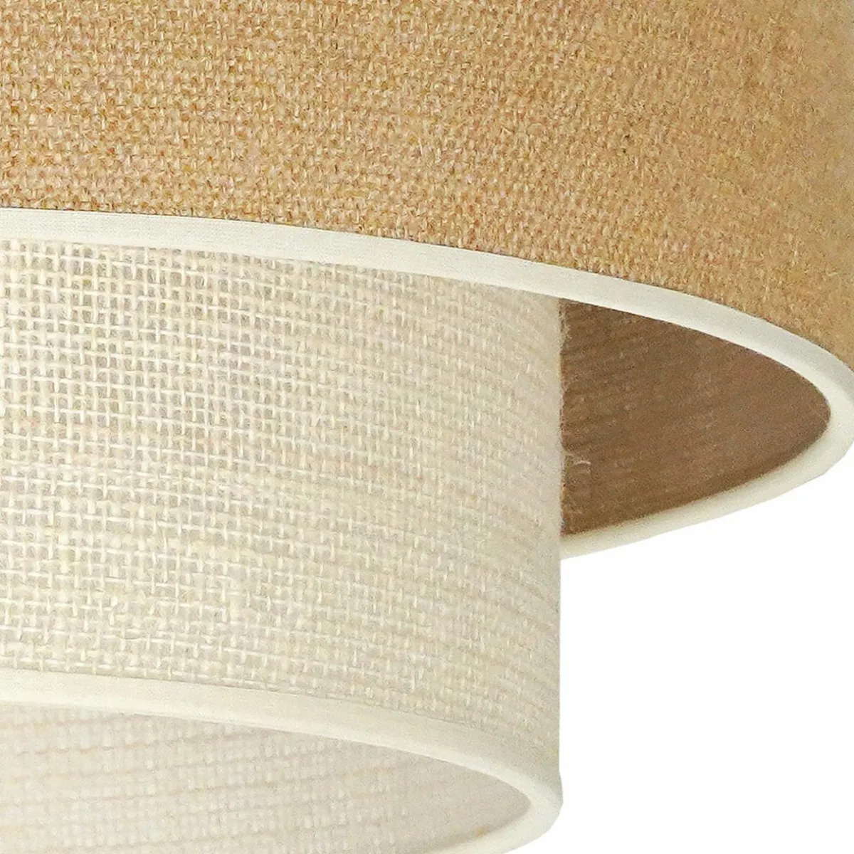 euluna_suspension_boho_jute_brun_naturelblanc___cm_3.webp Flash Sale Euluna Suspension Boho Jute, brun naturel/blanc, Ø 45 cm