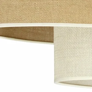Discount Euluna Suspension Boho Jute, brun naturel/blanc, longueur 80 cm