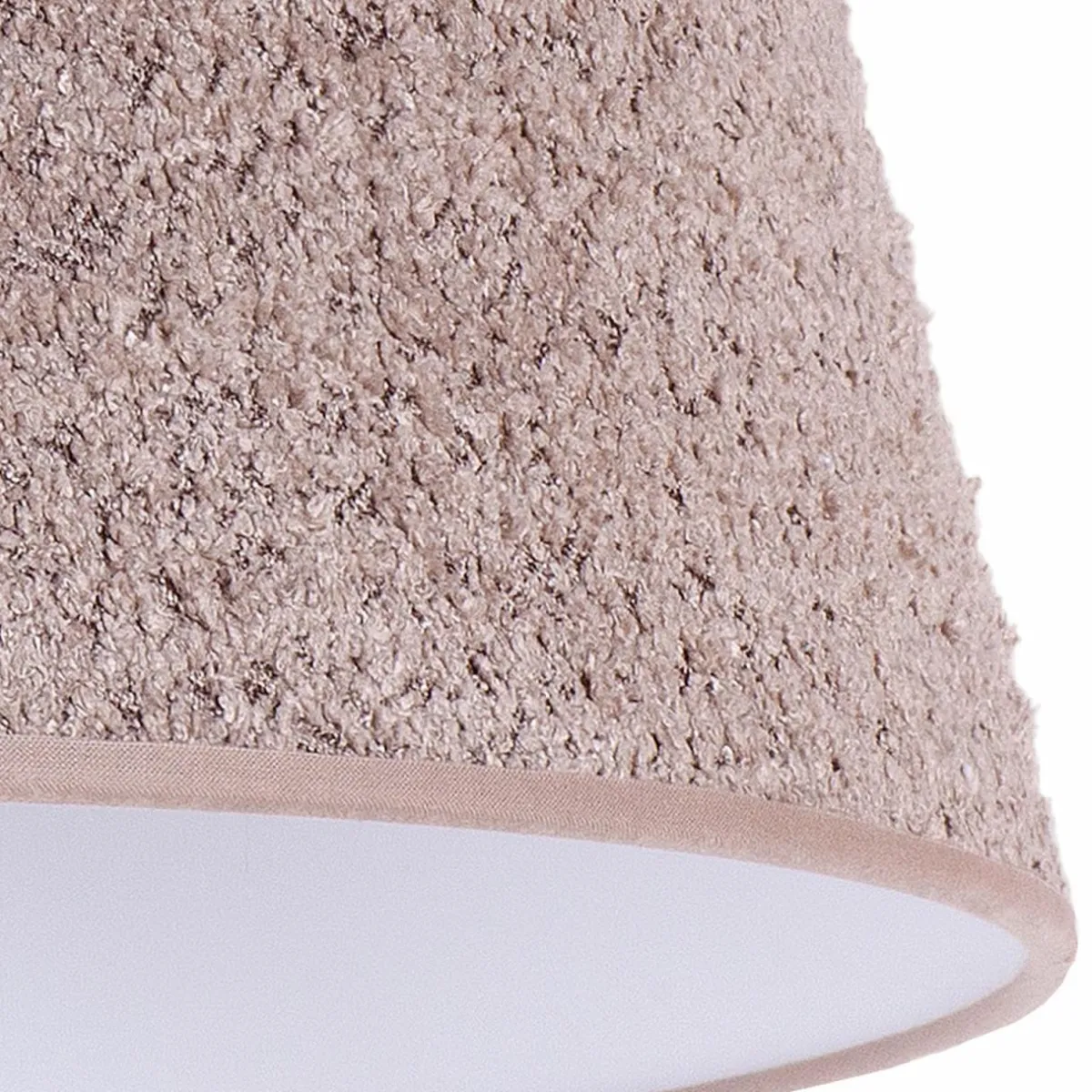 euluna_suspension_boucle_textile_cappuccino___cm__lampe_2.webp Hot Euluna Suspension Boucle, textile cappuccino, Ø 50 cm, 1 lampe