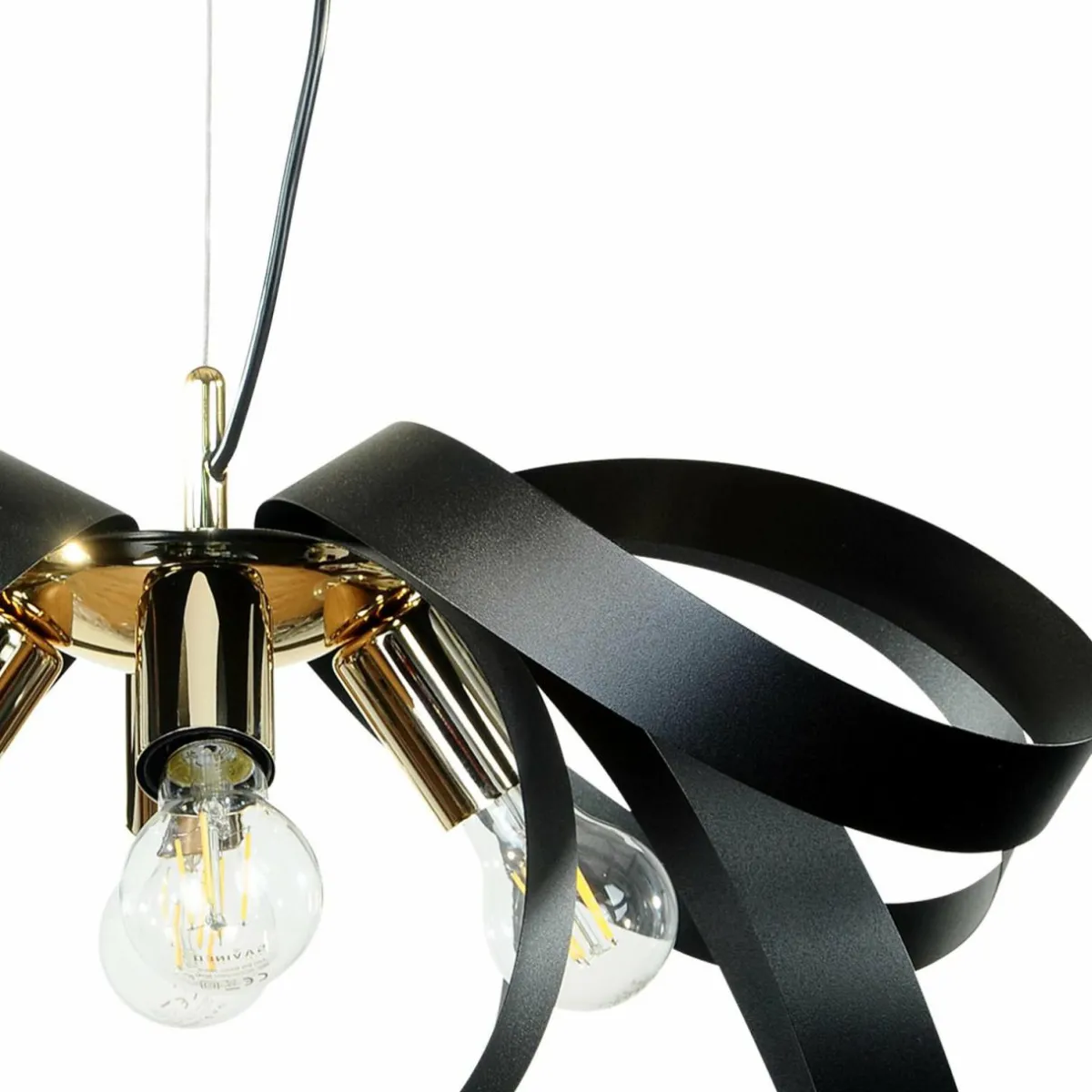 euluna_suspension_petla_noiror_mtal___cm_3.webp Shop Euluna suspension Petla, noir/or, métal, Ø 65 cm