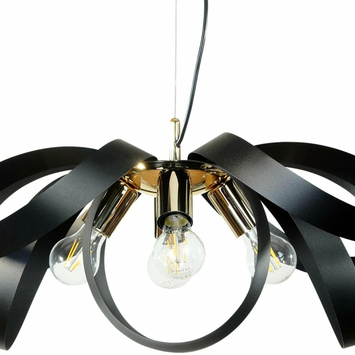 euluna_suspension_petla_noiror_mtal___cm_4.webp Shop Euluna suspension Petla, noir/or, métal, Ø 65 cm