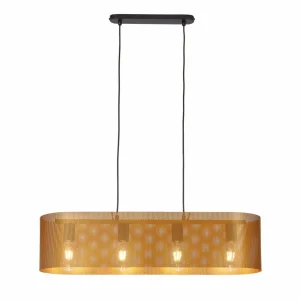 Online Euluna suspension Zofia, doré, longueur 82 cm