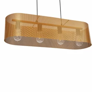 Online Euluna suspension Zofia, doré, longueur 82 cm