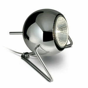 New Fabbian Beluga Steel lampe à poser chromée, Ø 9 cm