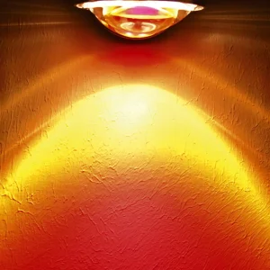 Outlet Top Light Filtre couleur applique Focus, rouge transparent
