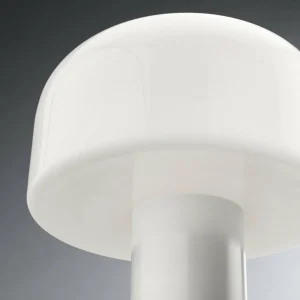 Best FLOS Lampe à poser Bellhop Glass T, blanc, hauteur 34 cm, intensité