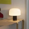 Fashion FLOS lampe à poser Bellhop Glass T, brun chocolat, hauteur 34 cm