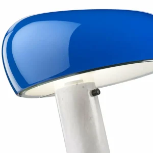 Cheap FLOS lampe à poser Snoopy, bleu marine, marbre, métal