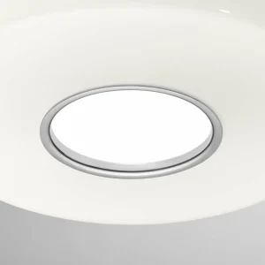 Sale FLOS Suspension Bellhop Glass S2, couleur aluminium, Ø 45 cm
