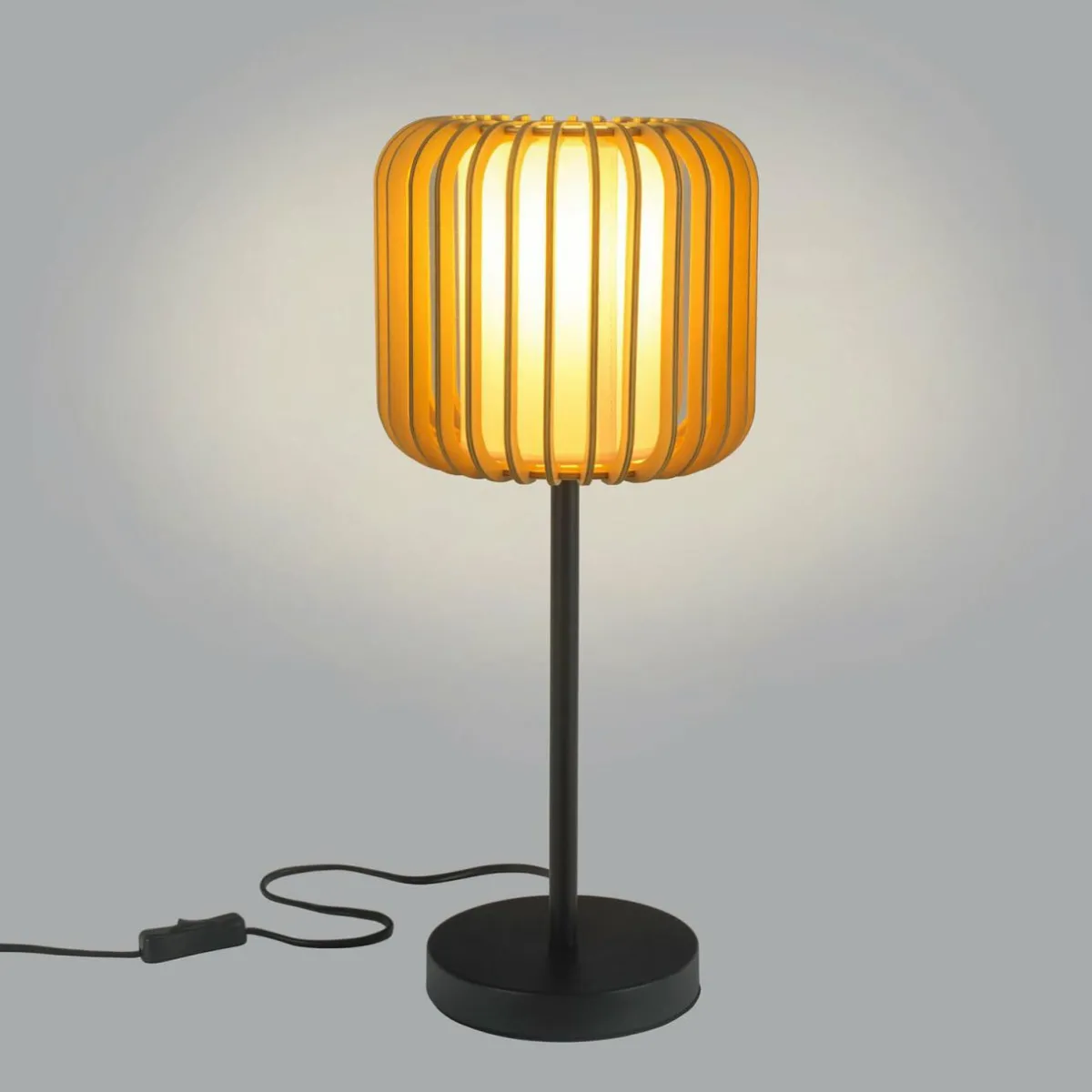 forlight_lampe_de_table_viva_marron_clair_boismtal_hauteur__cm_0.webp Discount Forlight lampe de table Viva, marron clair, bois/métal, hauteur 49 cm