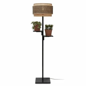 Discount Good & Mojo Bhutan lampe sur pied tablette noir