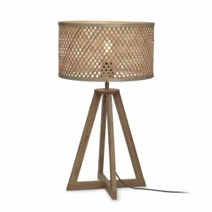 Shop Good & Mojo Java lampe table pyramide naturel