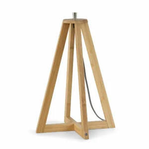 Hot Good & Mojo Java lampe table pyramide naturel/noir