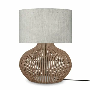 Fashion Good & Mojo Kalahari lampe de table 32cm lin clair