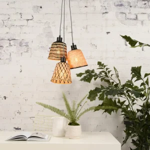 Shop Good & Mojo Kalimantan suspension, trois lampes