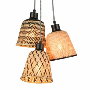 Shop Good & Mojo Kalimantan suspension, trois lampes
