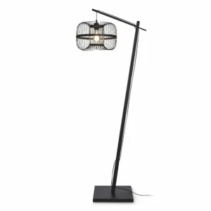 Cheap Good & Mojo Lampe sur pied Hokkaido, 150 cm, noir