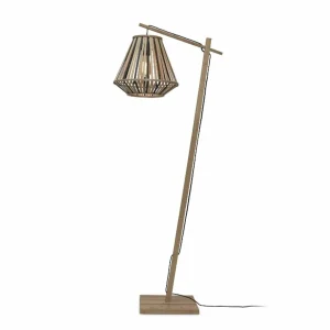 Outlet Good & Mojo Merapi lampe sur pied, naturelle/noire