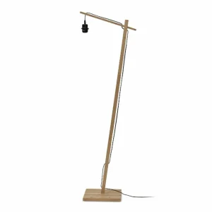 Outlet Good & Mojo Merapi lampe sur pied, naturelle/noire