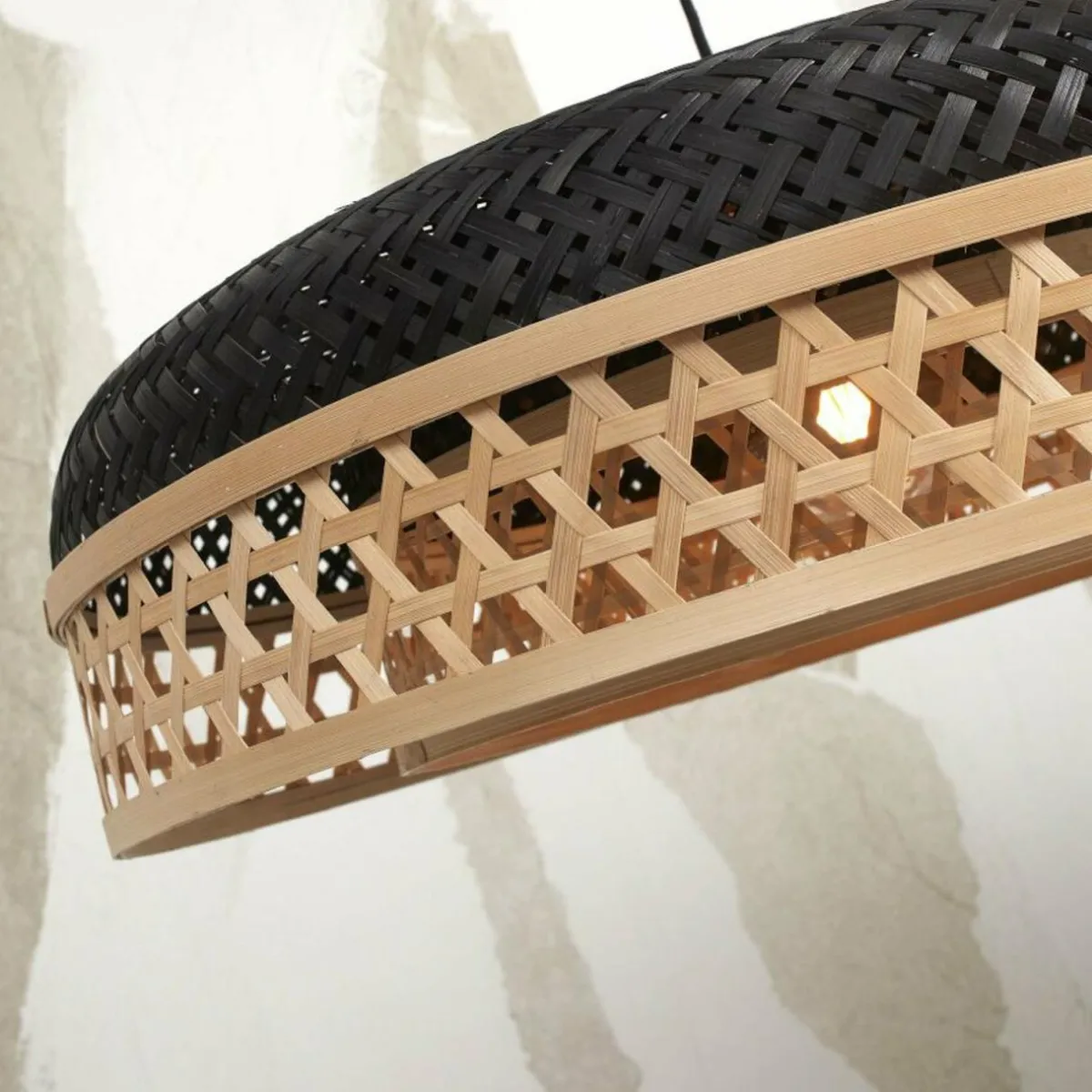 good__mojo_ubud_suspension_cm_naturellenoire_3.webp Best Sale Good & Mojo Ubud suspension Ø60 cm naturelle/noire