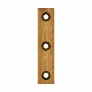 Shop HerzBlut Plafonnier Lennon, 72 cm, à 3 lampes, bois, GU10