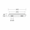 Store HerzBlut Plafonnier Lennon, 44 cm, à 2 lampes, bois, GU10