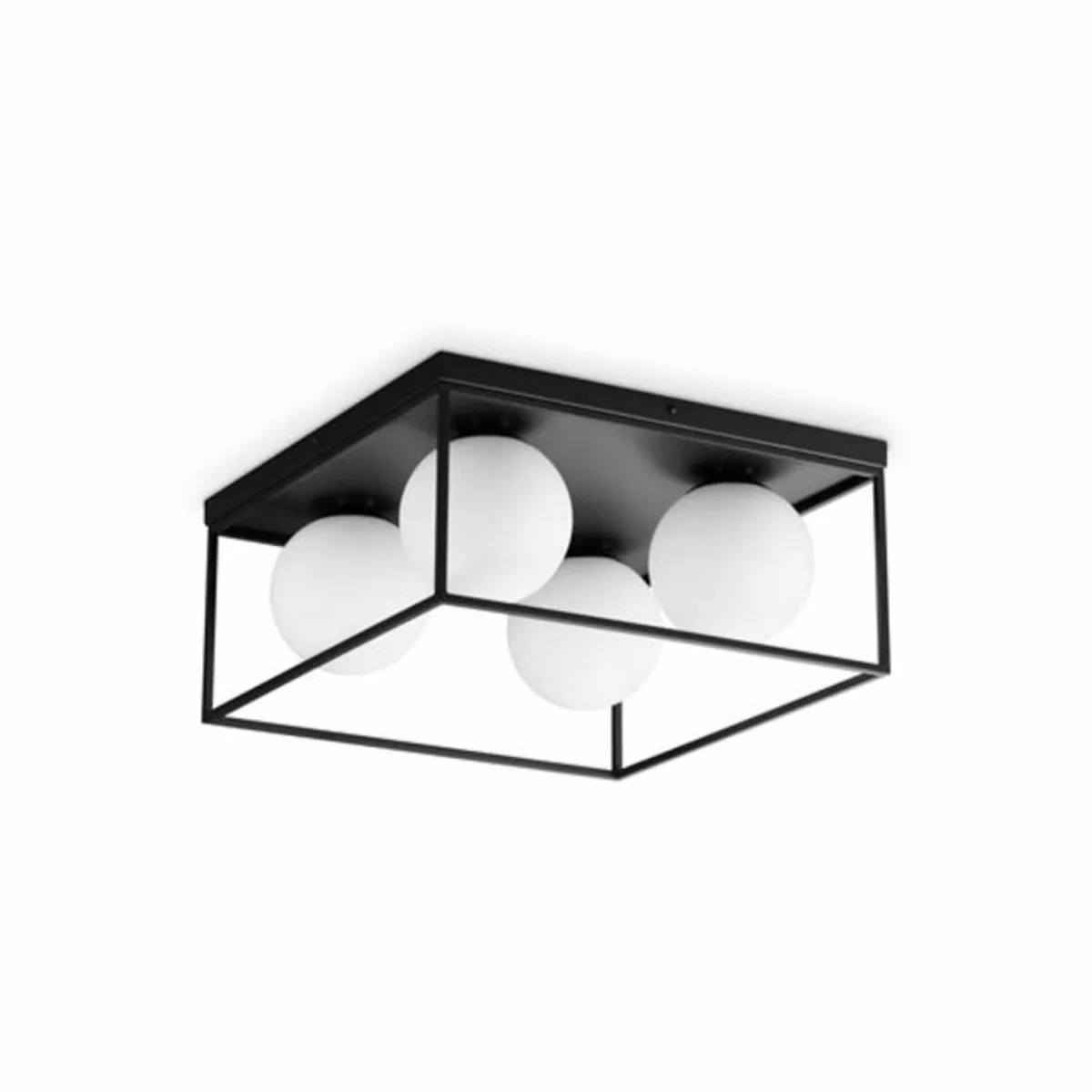 ideal_lux_plafonnier_lingotto___lampes_noir_verre_opalin_0-1.webp Fashion Ideallux Ideal Lux plafonnier Lingotto à 4 lampes, noir, verre opalin
