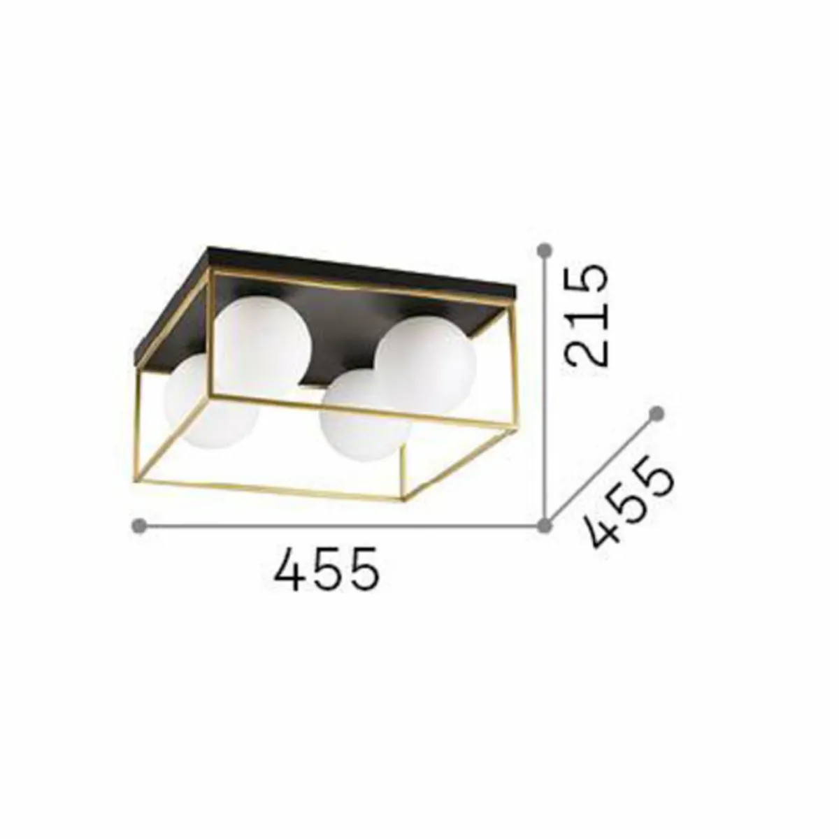 ideal_lux_plafonnier_lingotto___lampes_noir_verre_opalin_1-1.webp Fashion Ideallux Ideal Lux plafonnier Lingotto à 4 lampes, noir, verre opalin