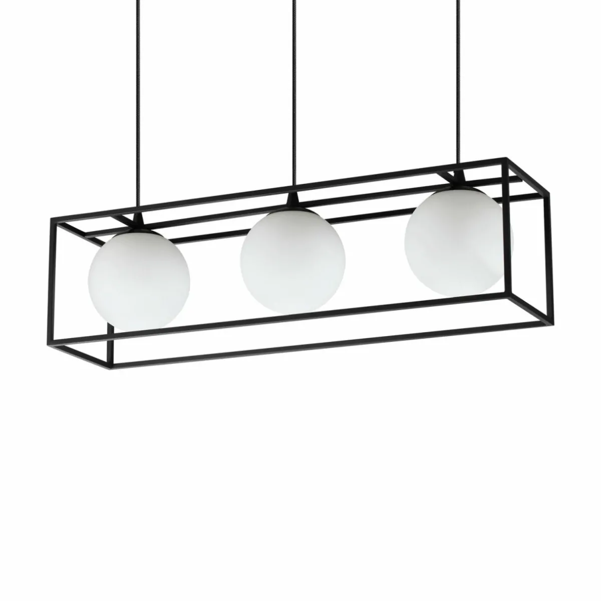 ideal_lux_suspension_lingotto__lampes_une_cage_noir_0.webp Cheap Ideallux Ideal Lux Suspension Lingotto, 3 lampes, une cage, noir
