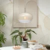 Best Sale It's about RoMi Suspension Bologna, blanc laiteux, à 1 lampe